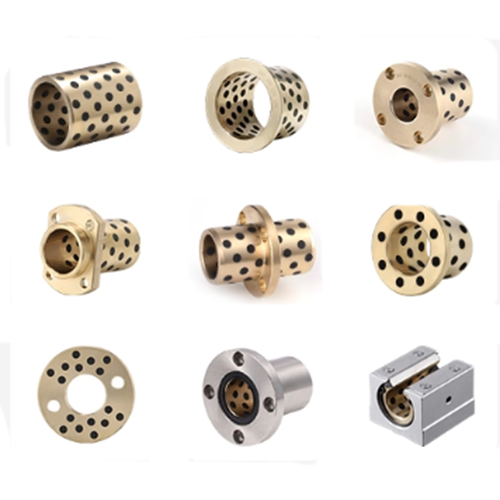 Graphite copper sleeve, Bronze bushing, self-lubricating bearing, wear-resistant oil-free sleeve